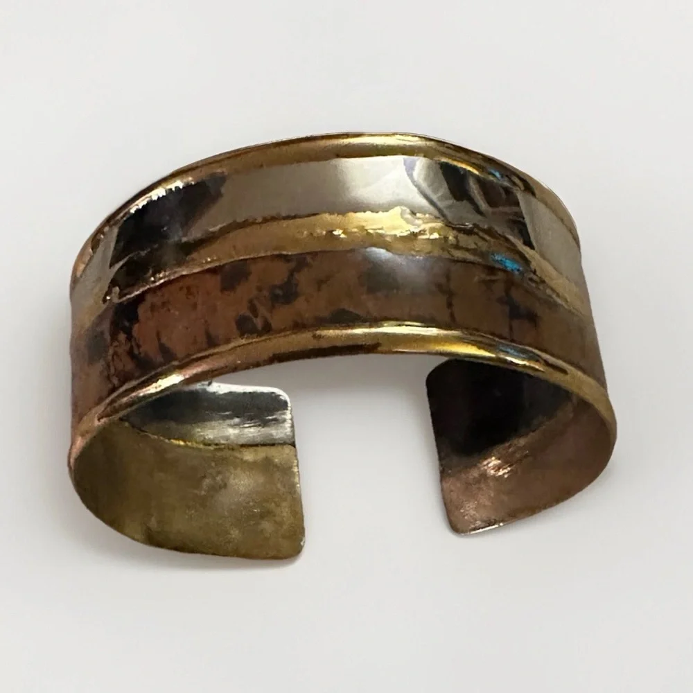 RENEE TAYLOR SW SEDONA AZ CREATIVE COPPER & BRONZE CUFF BRACELET OS SOUTH AFRICA